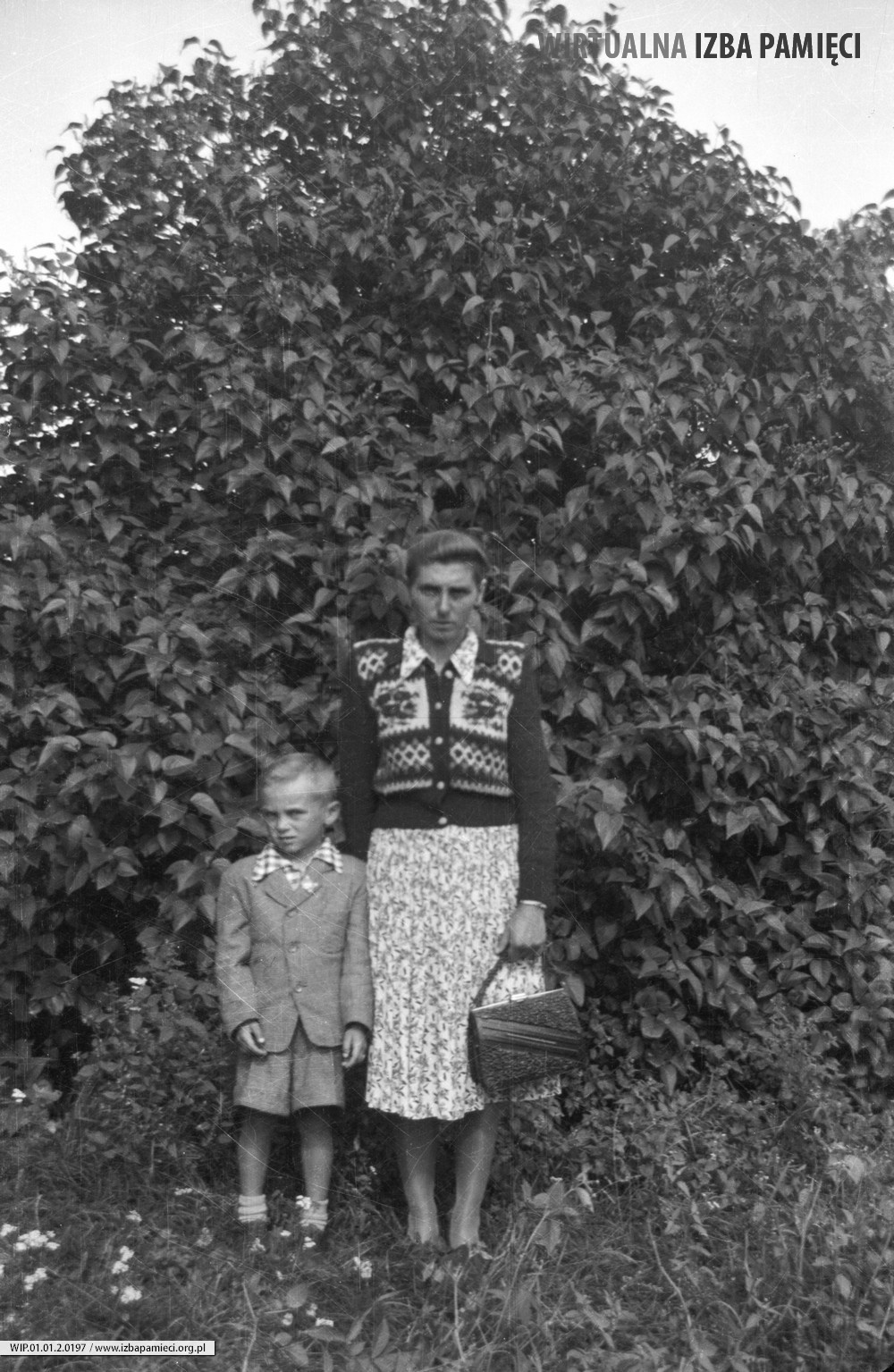 1958. Maria Arian z synem Marianem 