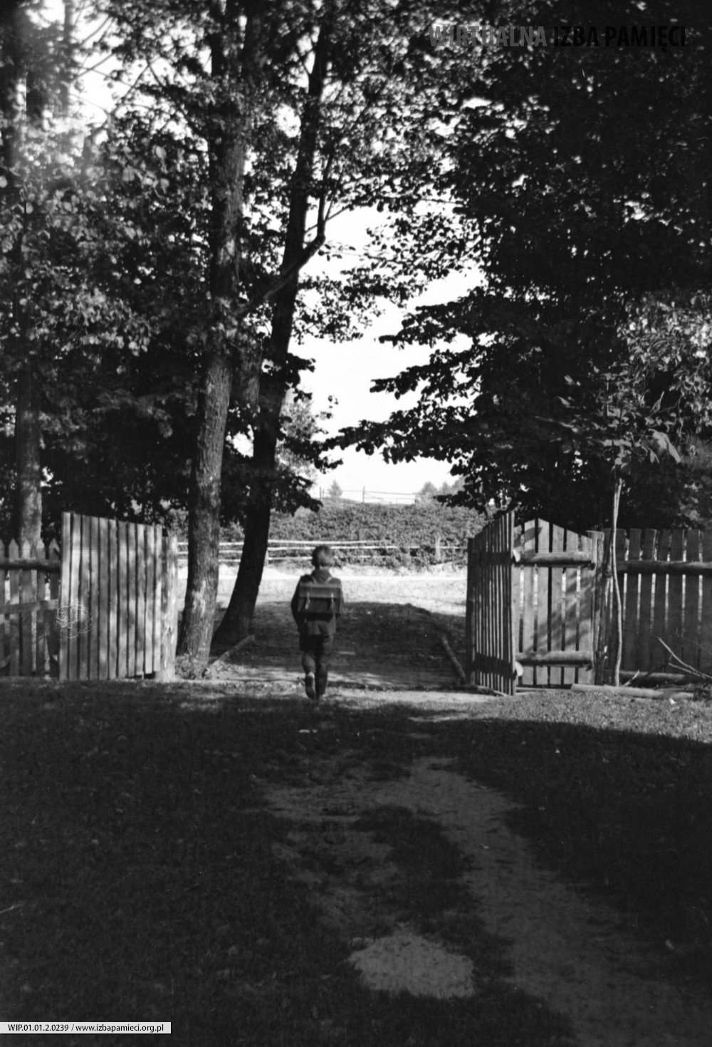 1969. Stanisław Hubacz w drodze do szkoły