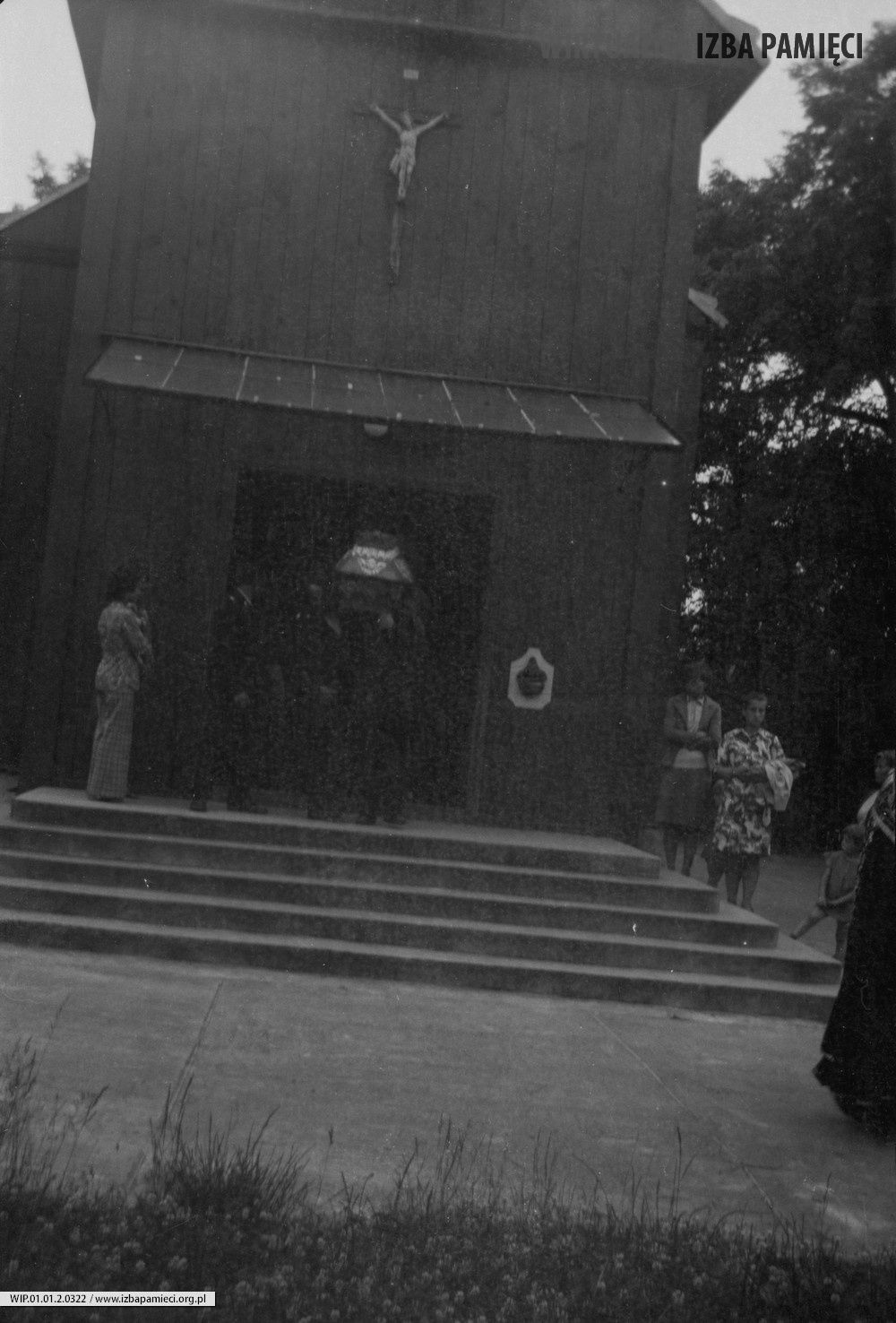 Lata 70. XX wieku. Uroczystości pogrzebowe w kościele pw. Niepokalanego Serca NMP w Mołodyczu