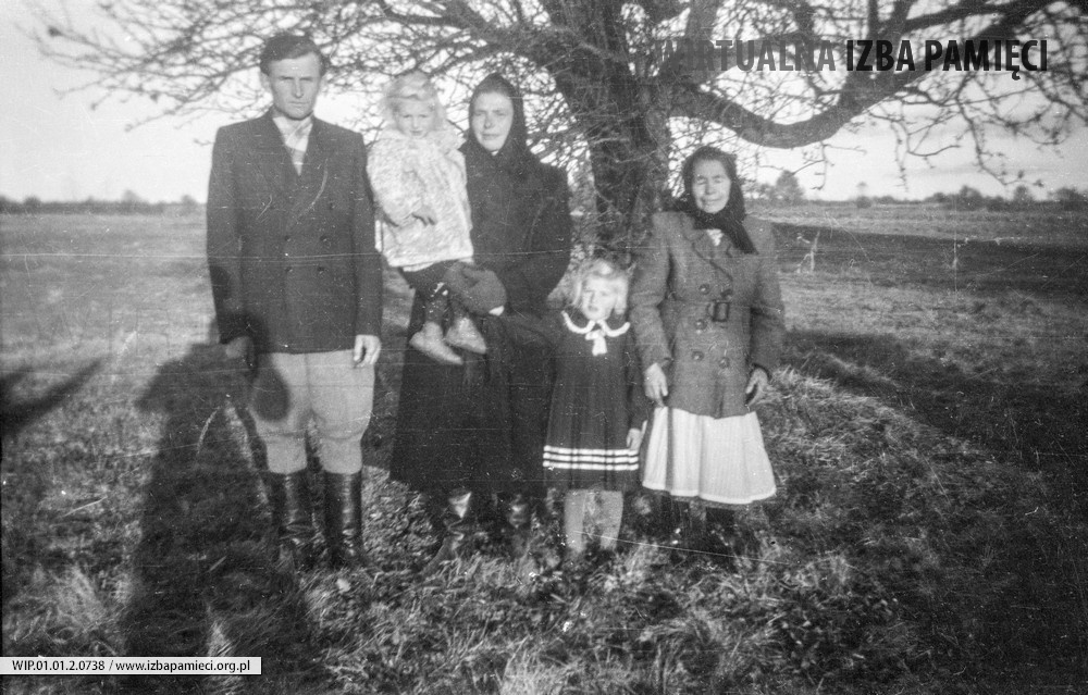 Lata 50. XX wieku. Rodzina z Zaradawy - Zastawni
