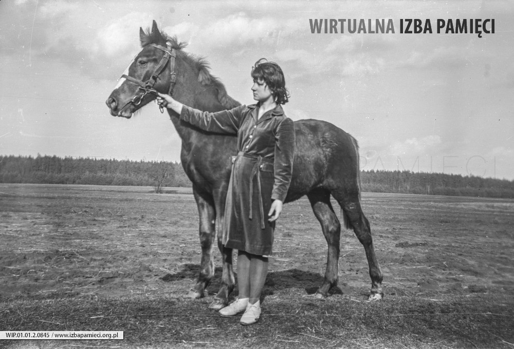 Lata 50. XX wieku. Aniela Hubacz z Mołodycza