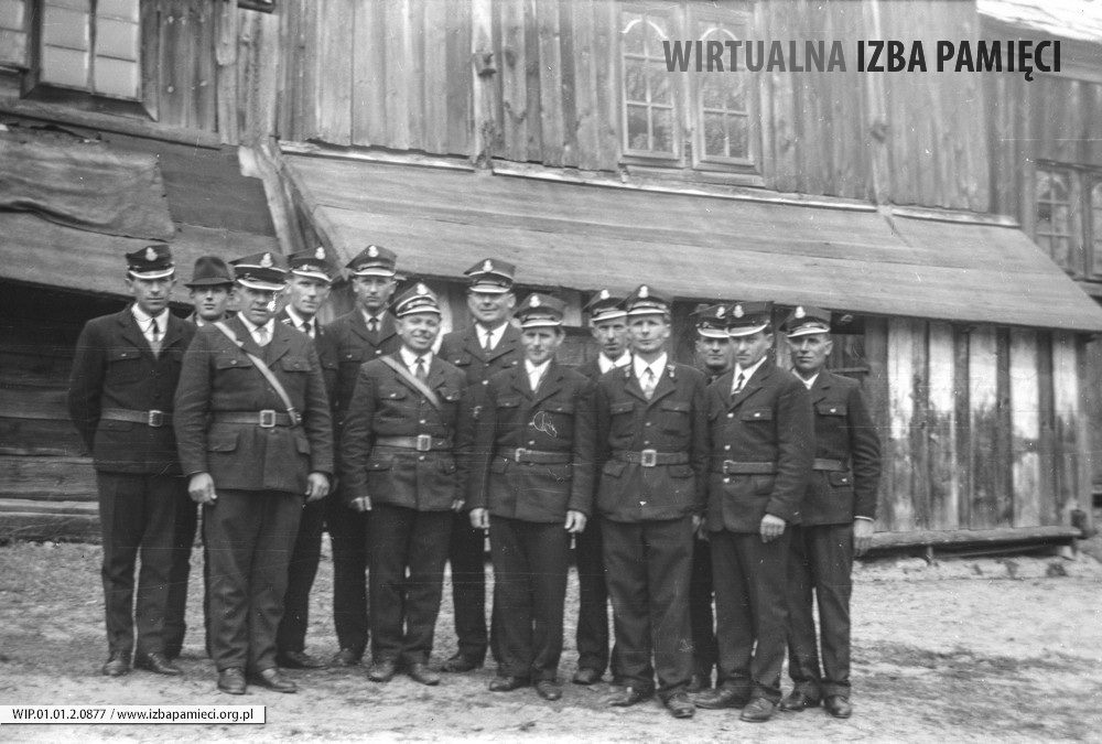 Lata 60. XX wieku. Członkowie OSP w Mołodyczu