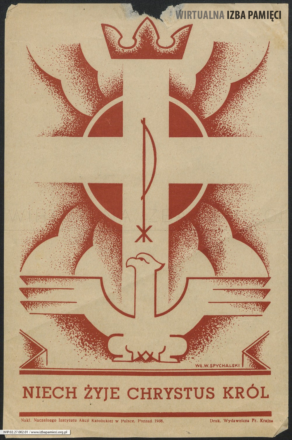1938. Druk Naczelnego Instytutu Akcji Katolickiej w Polsce.