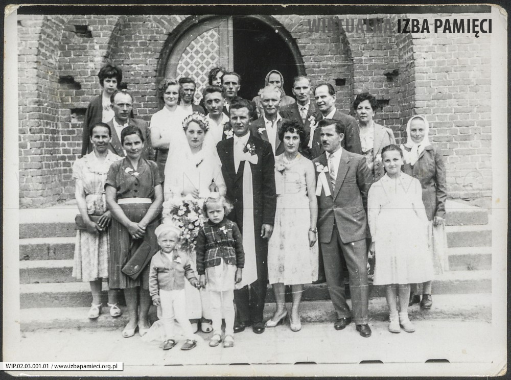 Ślub Marii Kapuścińskiej i Eugeniusza Buczko