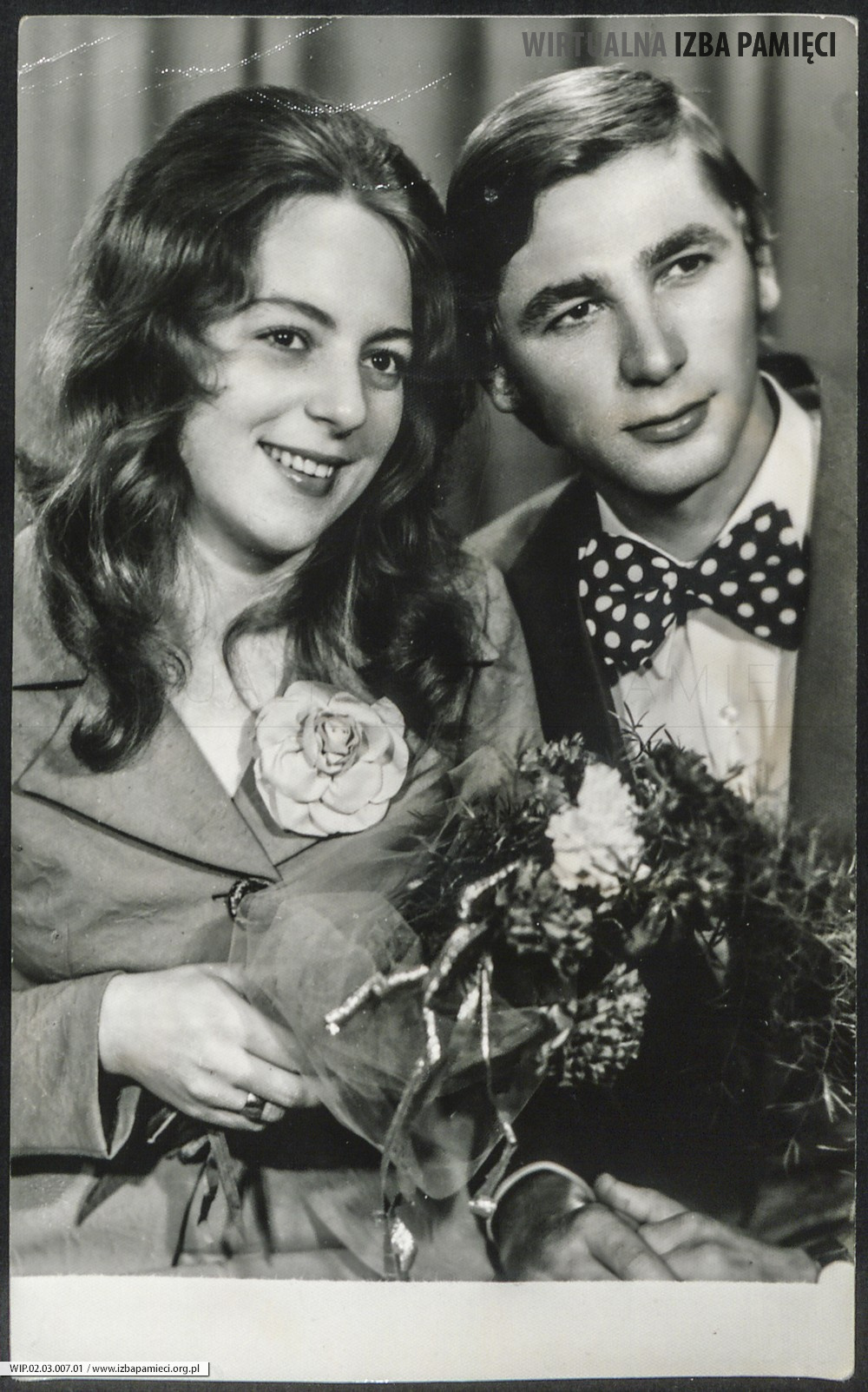 1975. Ślub Joanny Korgul i Juliana Florek.