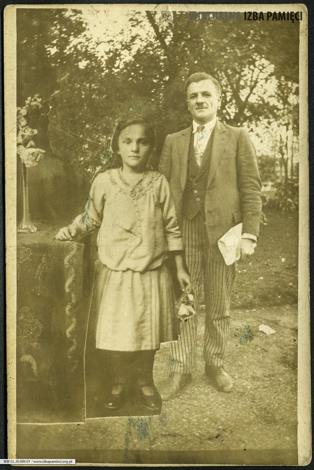 Lata 30. XX w. Jan Doda z córką.