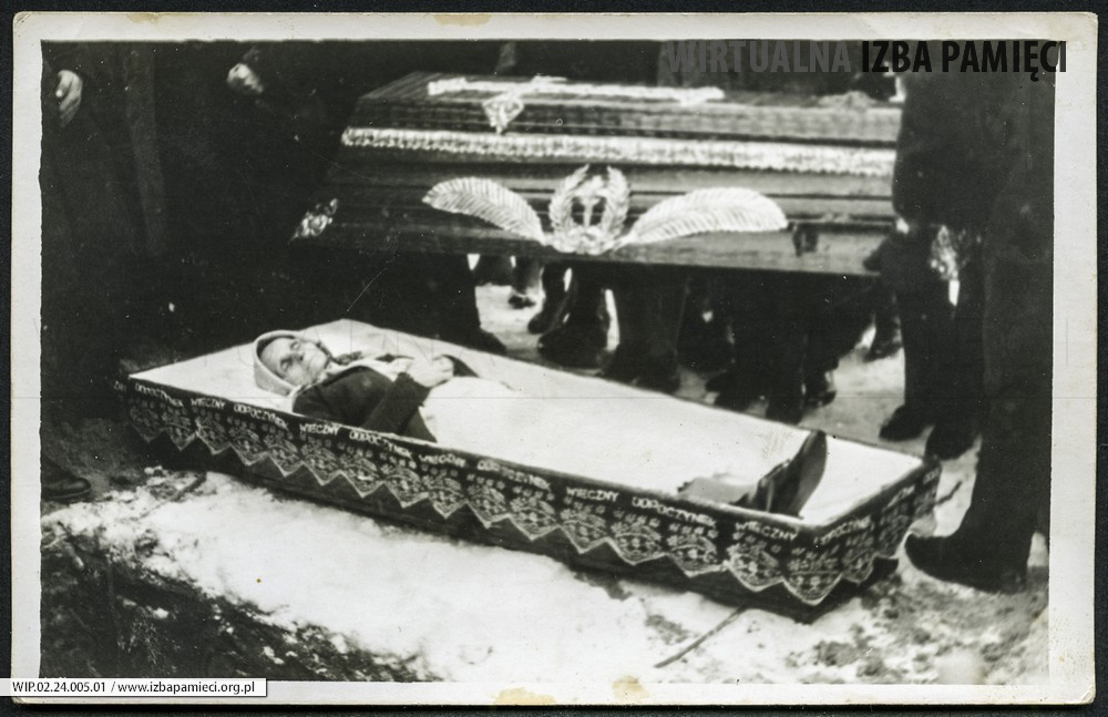 1967. Pogrzeb Katarzyny Kruk z Manasterza.