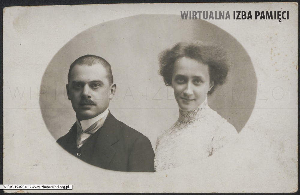 1910. Zakopane. Henryk Ruebenbauer i Stefania Ruebenbauer.