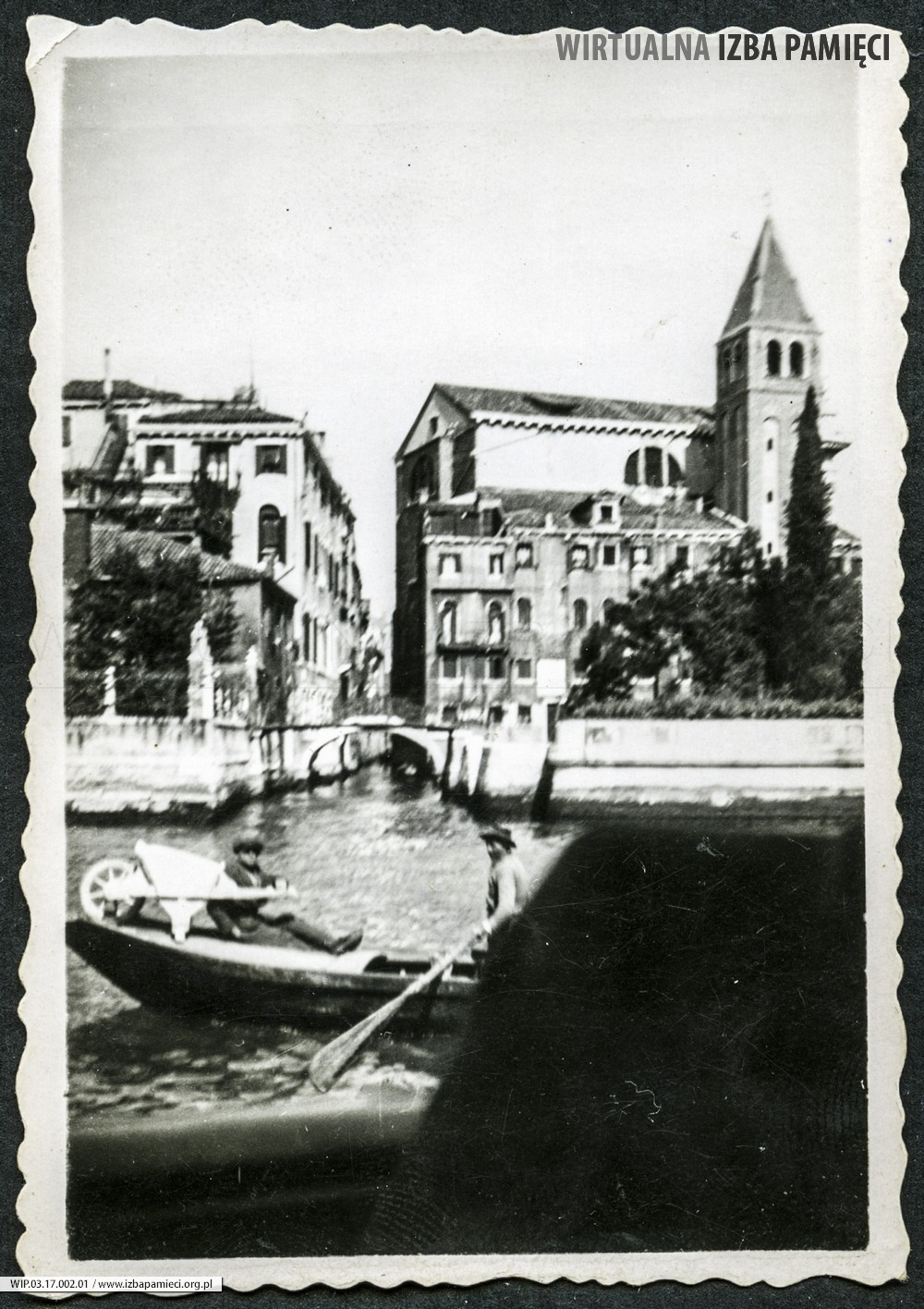 1938. Wenecja. Kanał wodny Grande.