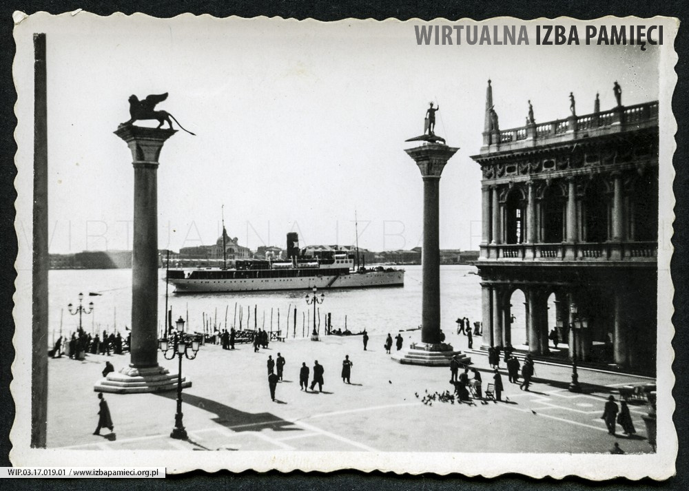 1938. Wenecja. Widok na morze.