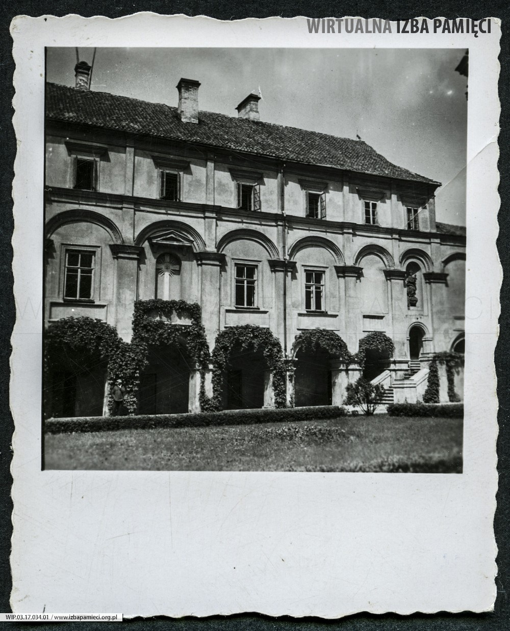 1938. Wilno. Budynek w Wilnie.