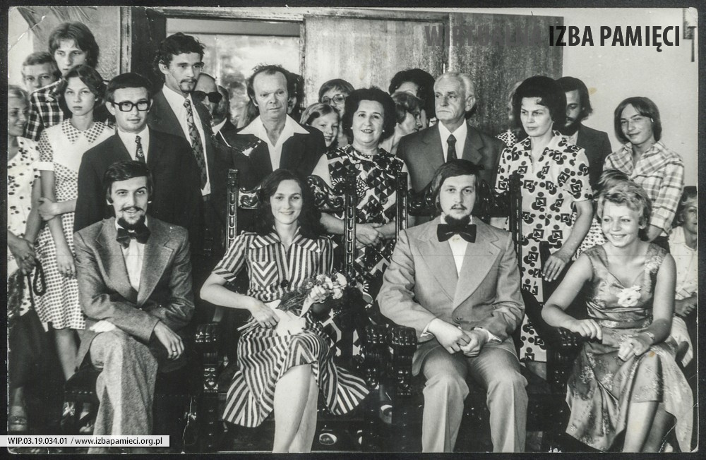 1975. Zawiercie. Fotografia grupowa.