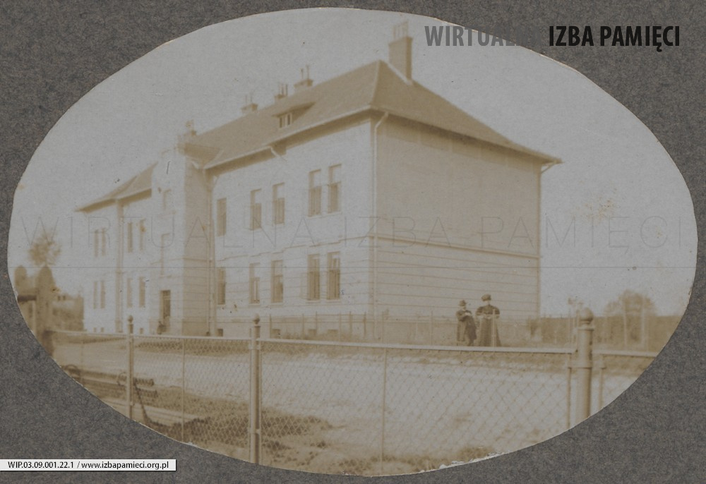 1914. Budynek szpitalny.