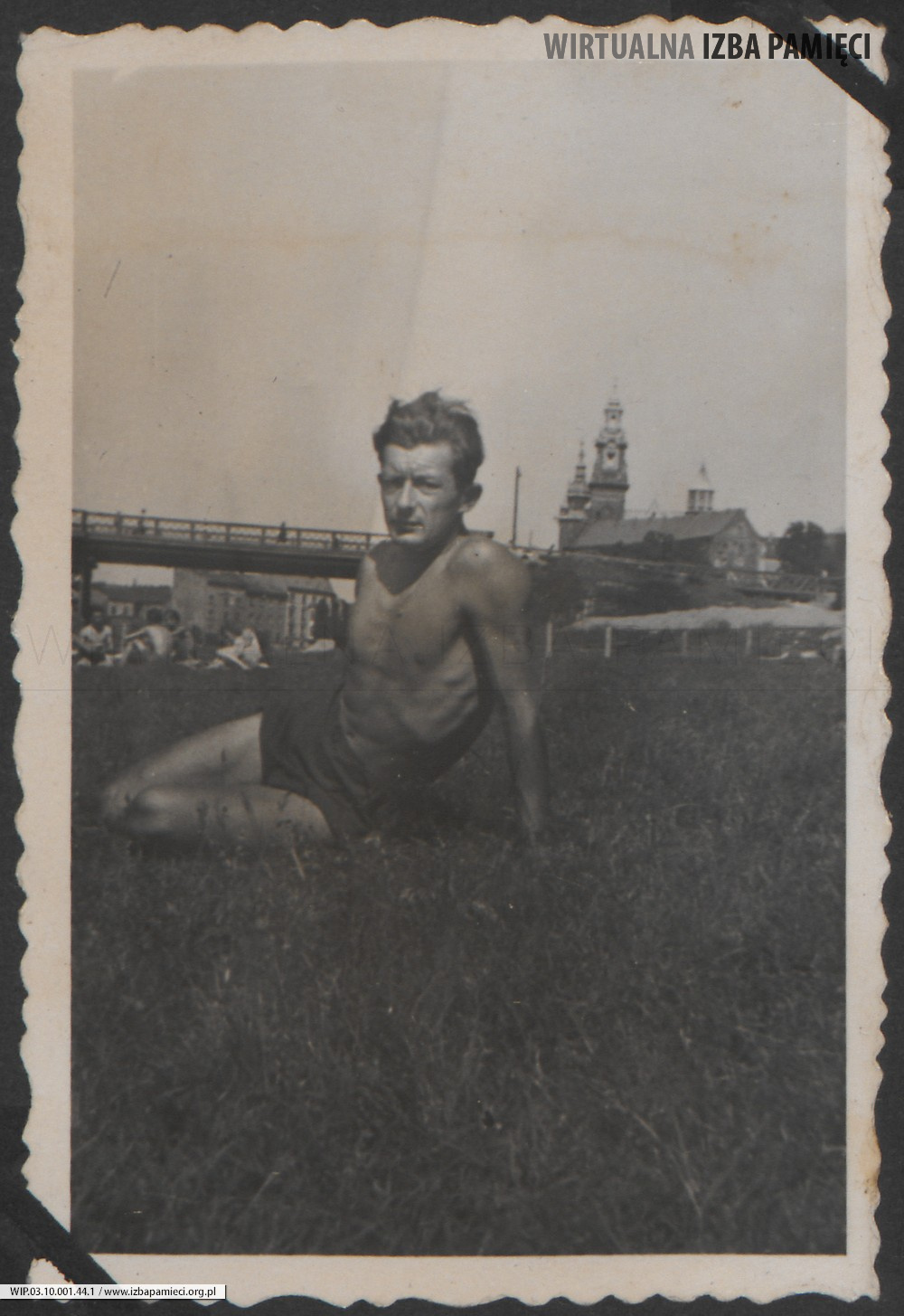 1950. Kraków. Roman Gutowski jako student.