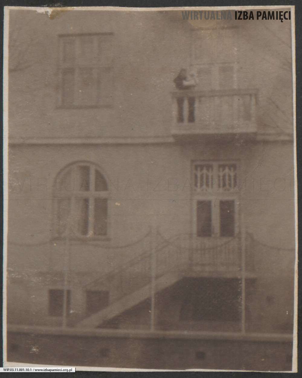 1912. Kulparków. Budynek szpitala w Kulparkowie.