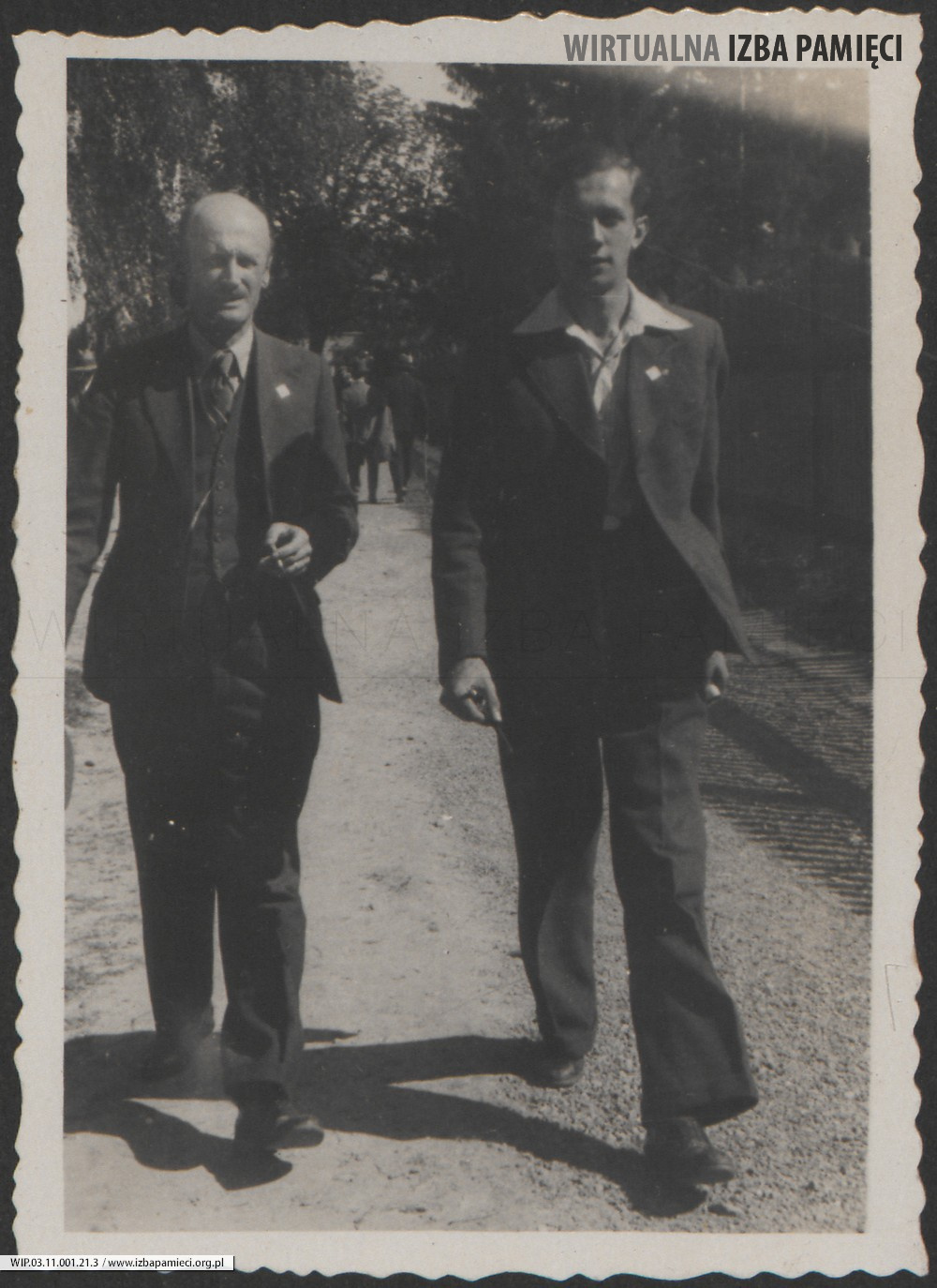 1930. Lubaczów. Władysław i Stanisław Ruebenbauerowie.
