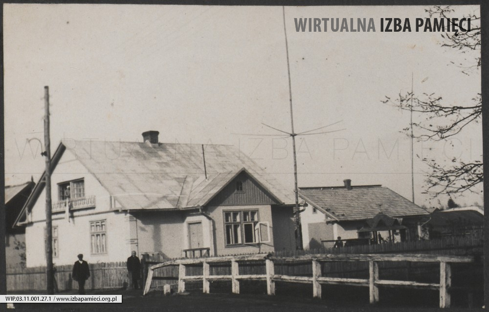 1936. Lubaczów. Dom w Lubaczowie.