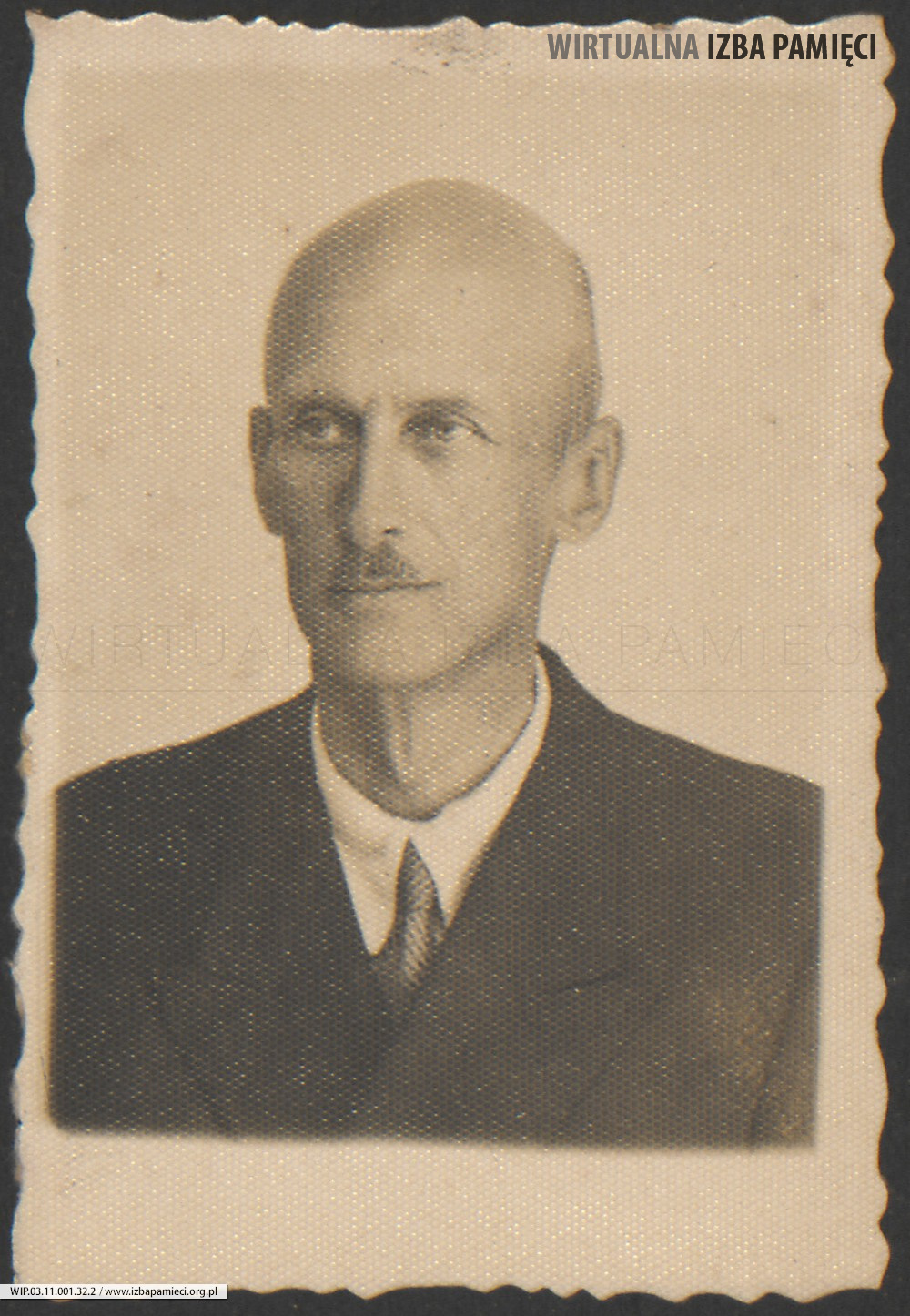 1934. Lubaczów. Zdjęcie portretowe Władysława Ruebenbauera.