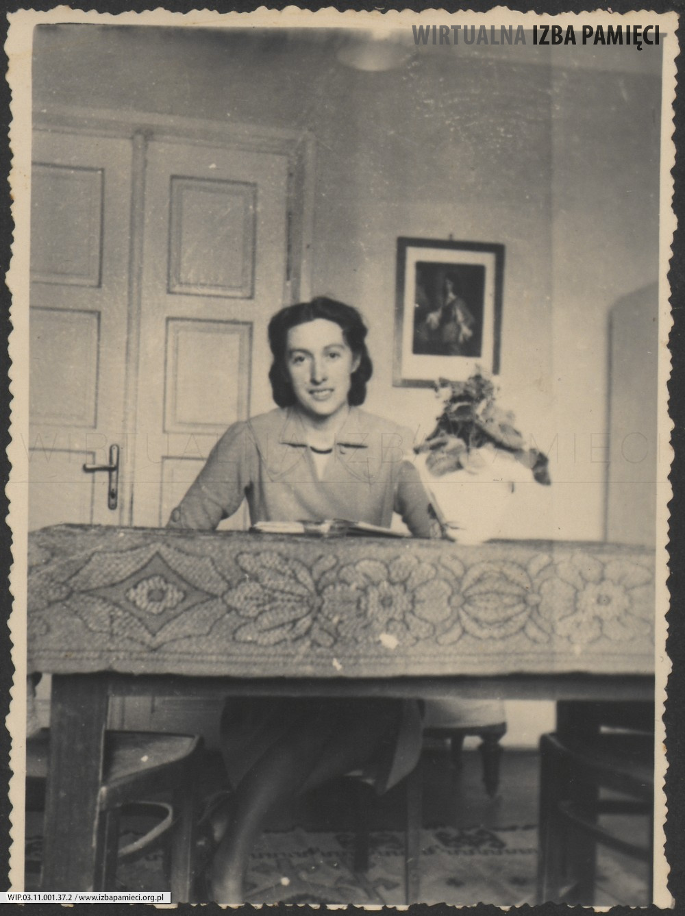 1936. Lubaczów. Maria Ruebenbauer.