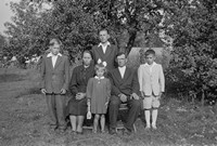 1960. Rodzina Anny i Feliksa Buniowskich z Mołodycza