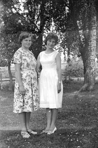 1958. Aniela Matusz i Stanisława Zagrobelna z Mołodycza