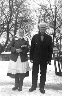 1972. Agata i Andrzej Hubacz z Mołodycza