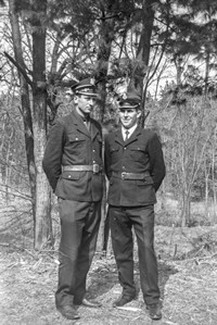 Lata 60. XX wieku. Jan Marczak (z lewej) i Józef Kolasa z Mołodycza