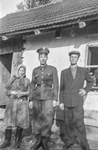Lata 50. XX wieku. Szeregowy Andrzej Hubacz w trakcie odbywania zasadniczej służby wojskowej w LWP