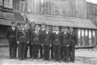 Lata 60. XX wieku. Członkowie OSP w Mołodyczu