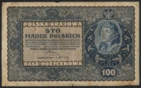 1919. Sto marek polskich Polskiej Krajowej Kasy Pożyczkowej. Awers.