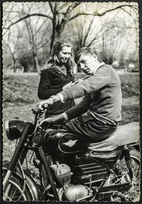 Lata 50./60. XX w. Julian Florek i Halina Piórkowska.