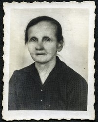 Lata 80. XX w. Katarzyna Kruk z Manasterza.
