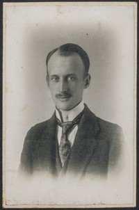 1920. Lubaczów. Władysław Ruebenbauer.