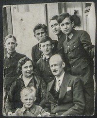 1935. Lubaczów. Rodzina Ruebenbauerów.