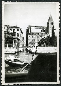 1938. Wenecja. Kanał wodny Grande.