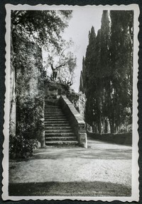 1938. Tivoli (Włochy). Willa Hadriana w Tivoli - ok. 28 km od Rzymu.