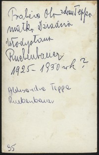 Rewers.  1925-1930. Aleksandra Ruebenbauer z domu Teppa.