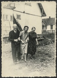 1945. Lubaczów. Rodzina Ruebenbauerów.  