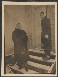 1934. Lubaczów. Józefa i Maria Ruebenbauer.