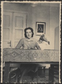 1936. Lubaczów. Maria Ruebenbauer.