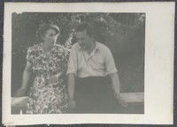 1954. Lubaczów. Maria Gutowska i Jerzy Mastalerczyk.