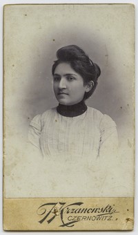 1901. Czerniowce. Stefania Wartanowicz.