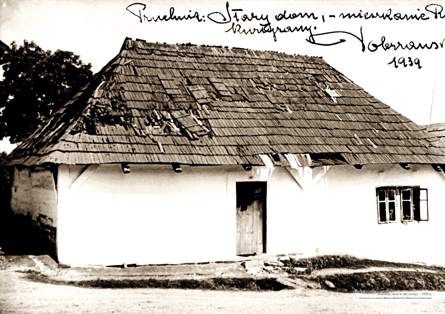 Żydowski dom w Pruchniku. Przed 1939 r.